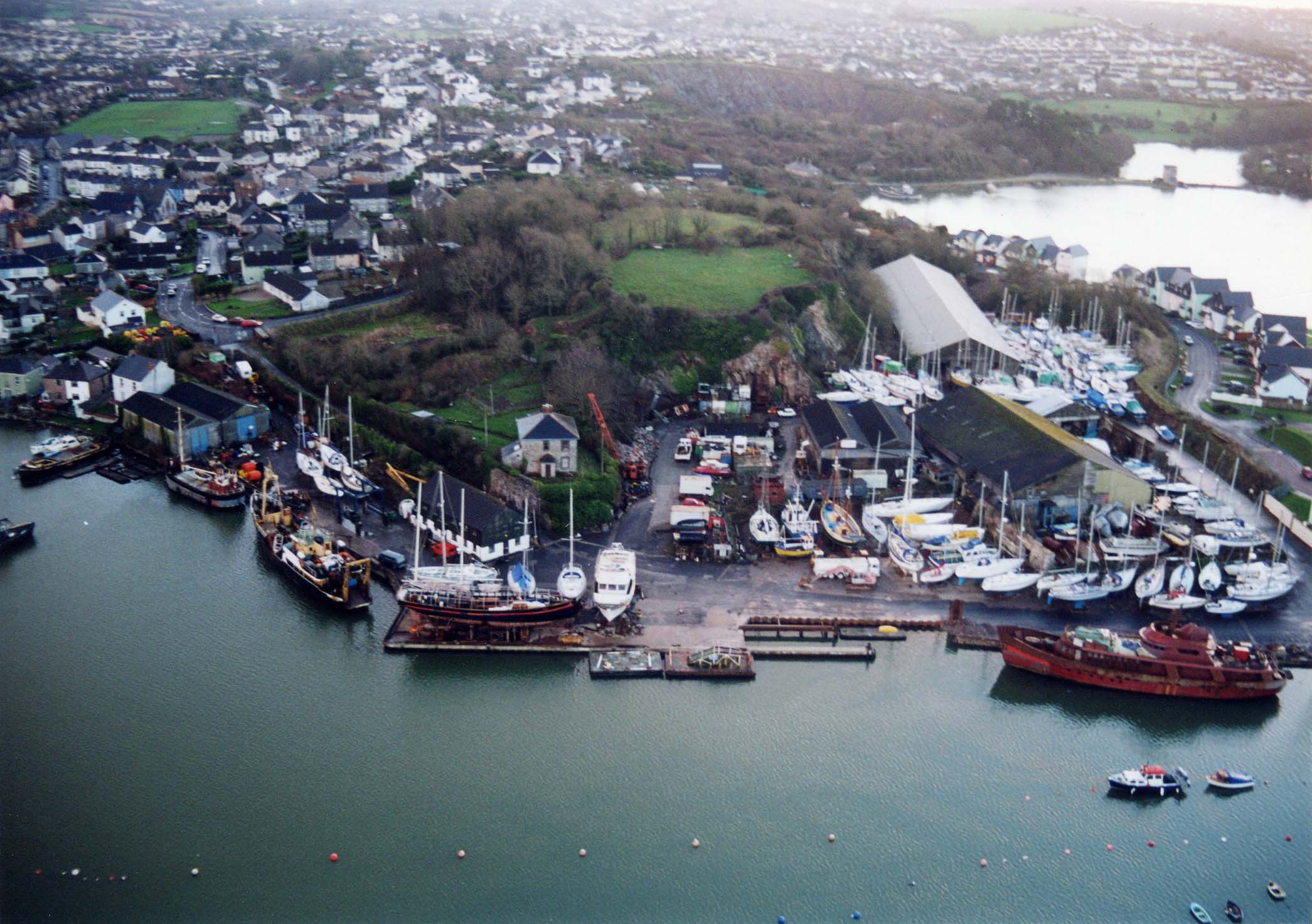 View of Boston Marine Yard